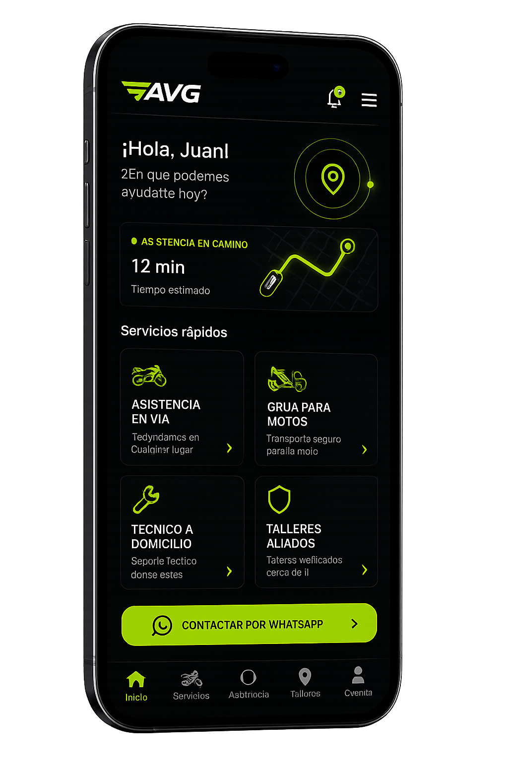 App AVG en celular